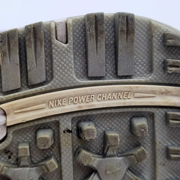 Nike Zoom Air Shoes Womens Size 9 Gray Plaid Mesh Athletic Running Power Channel - Picture 9 of 12